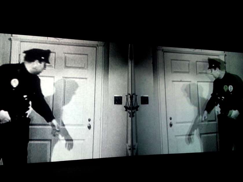 Left is right and right is wrong and left is wrong and right is right (Douglas Gordon, 1999)