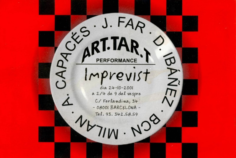 Art.Tar.T (performance; Imprevist, Barcelona 24.10.2001) - anuncio